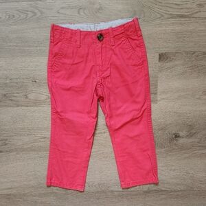 Carter's Boy's Toddler Red Casual Semi-Formal Chino Pants Size 2T